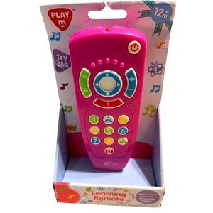 PLAYGO TOYS ENTERPRISES LEARNING REMOTE TOY GIRLS HOT PINK FOR 12 MONTHS AND‎ UP